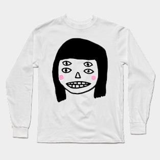 Creepy Girls Long Sleeve T-Shirt